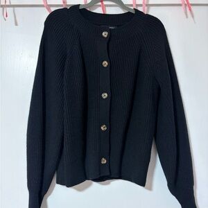 Banana Republic Black Cardigan Sweater